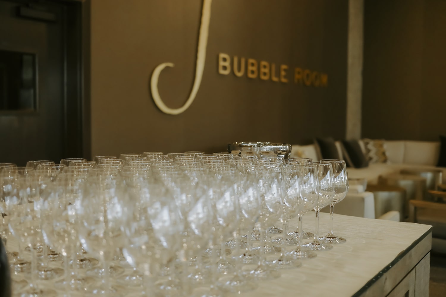 J Vineyard Bubble Room Glasses