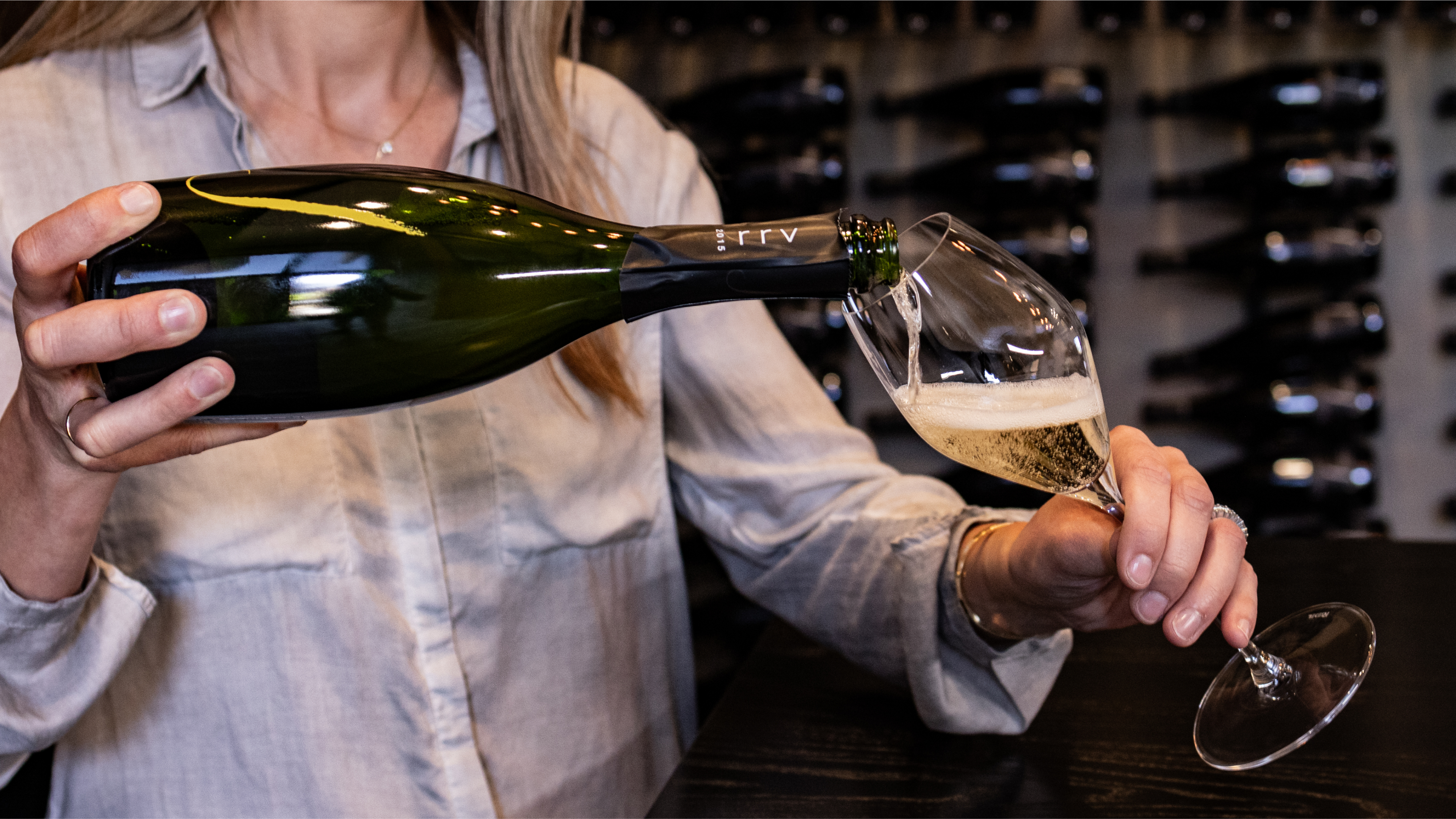 Late Disgorged Sparkling wine in the Russian River Valley