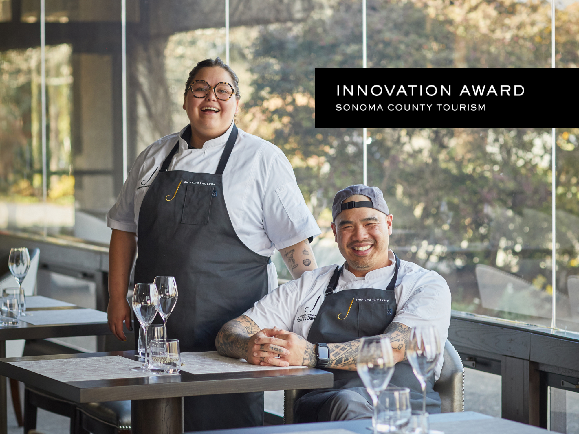 J Vineyards and Winery wins the Sonoma County Tourism Innovation Award