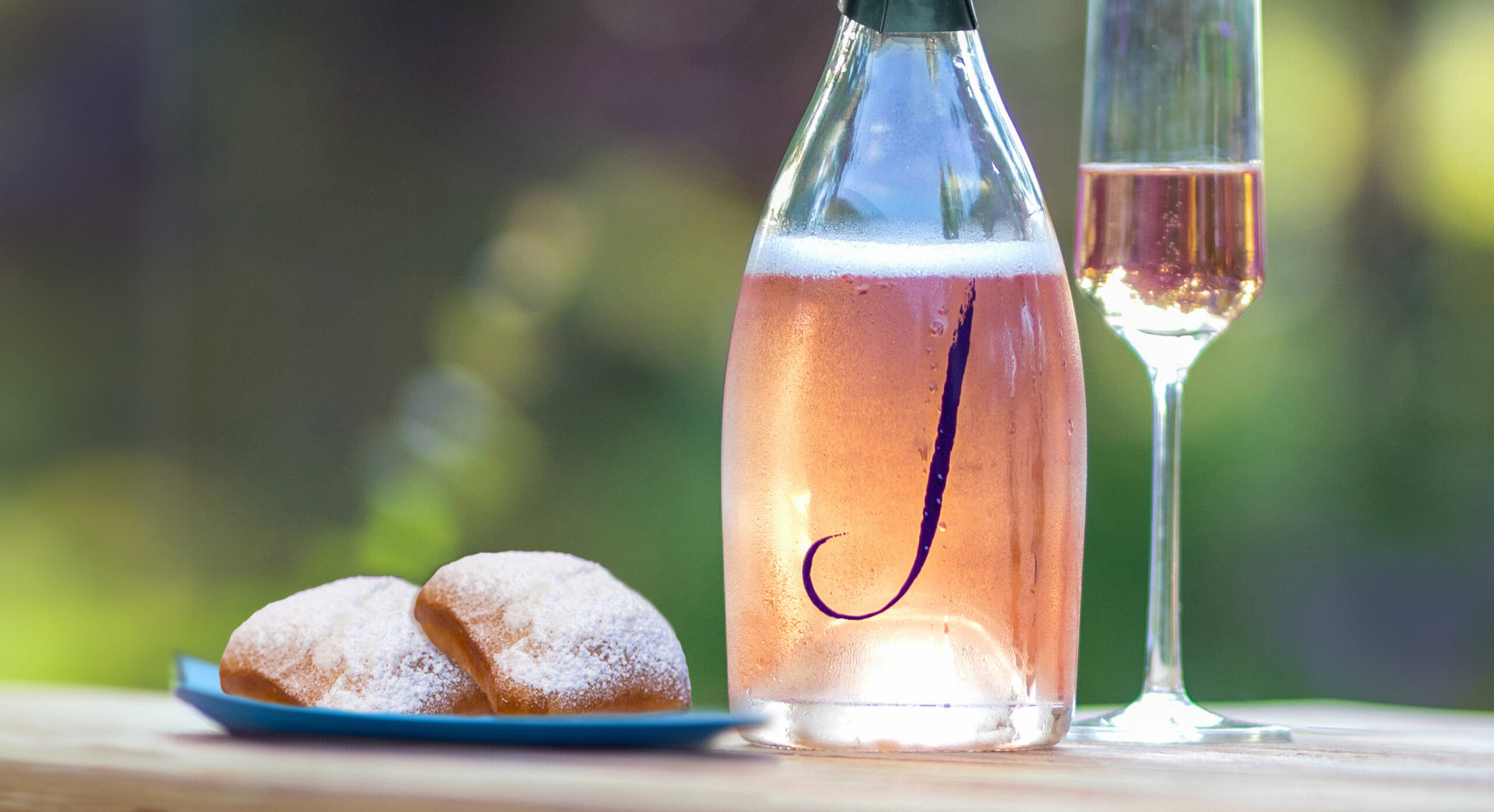 Bubbles and Beinets at J Vineyards and Winery