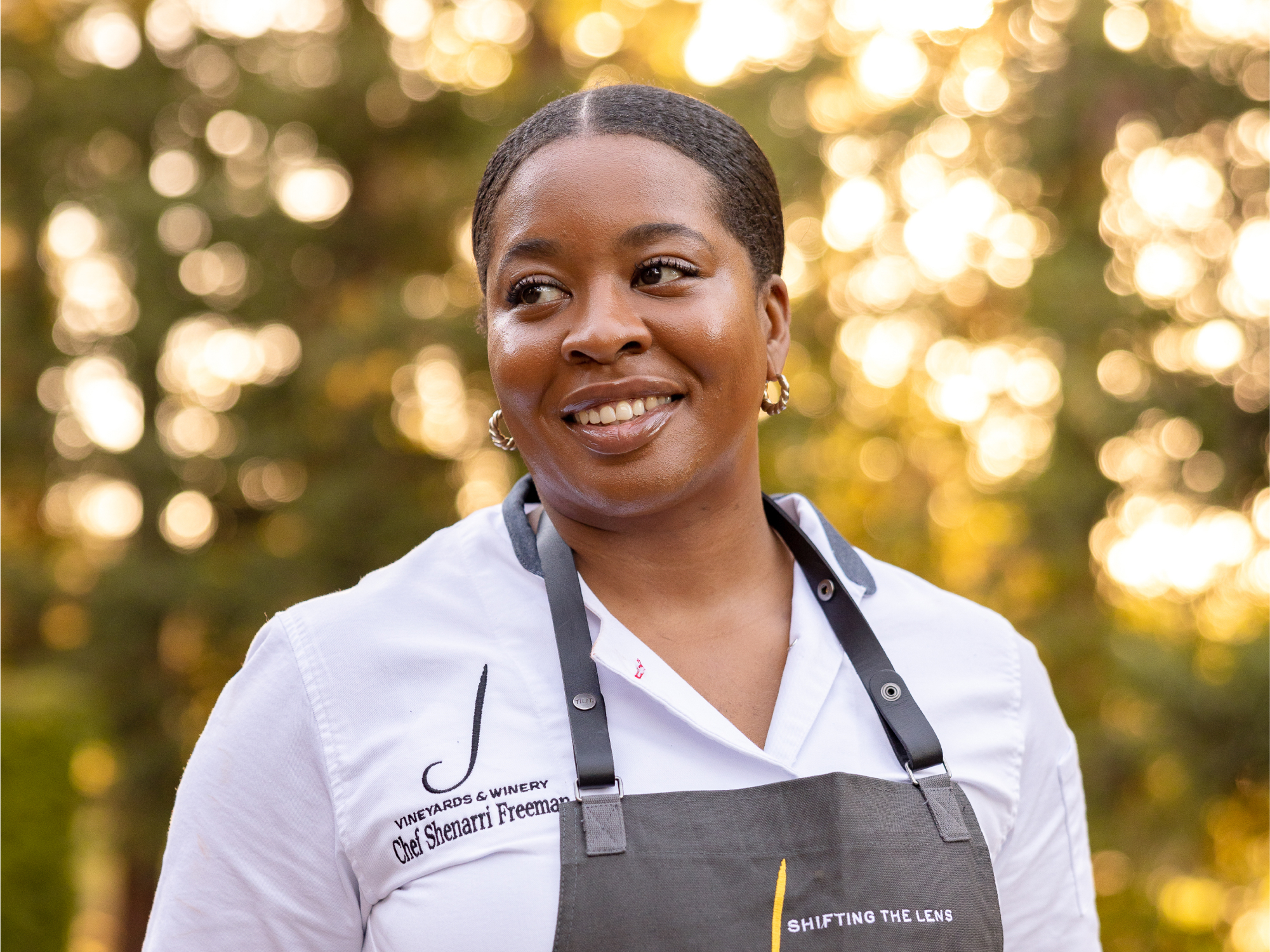 Shenarri Freeman was a featured chef in the J Vineyards and Winery Culinary program.