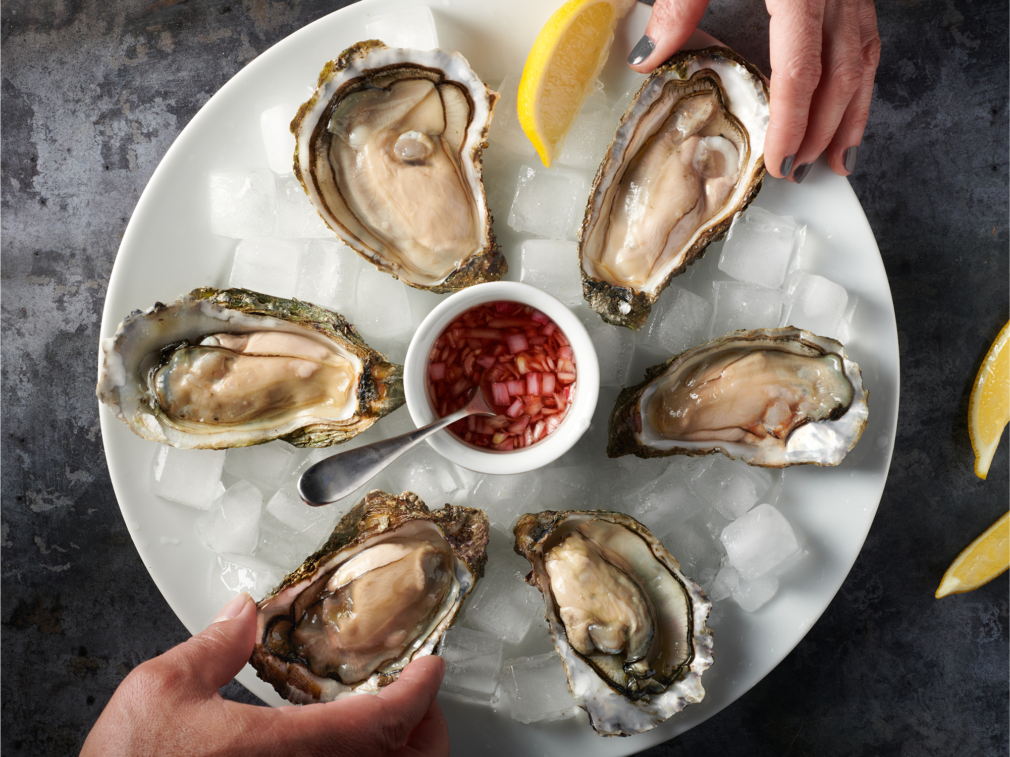 Oysters & chef forest’s Mignonette