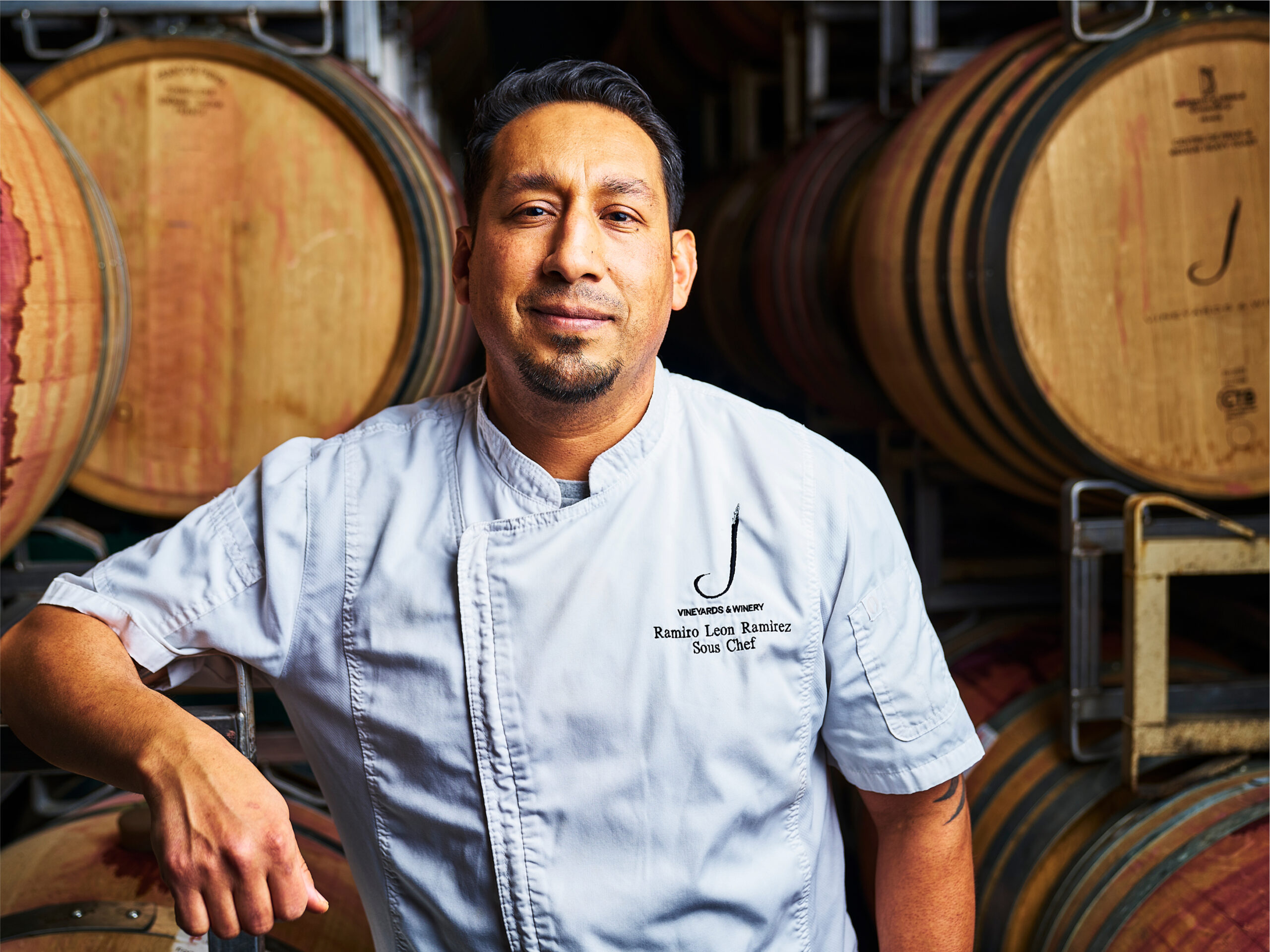 J Vineyards & Winery Sous Chef Ramiro Leon Ramirez