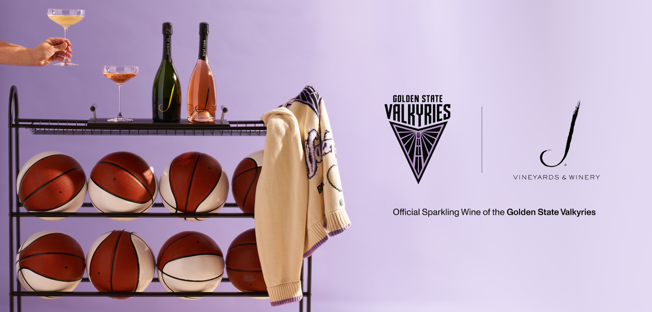 Official Sparkling Wine of the Golden State Valkyries