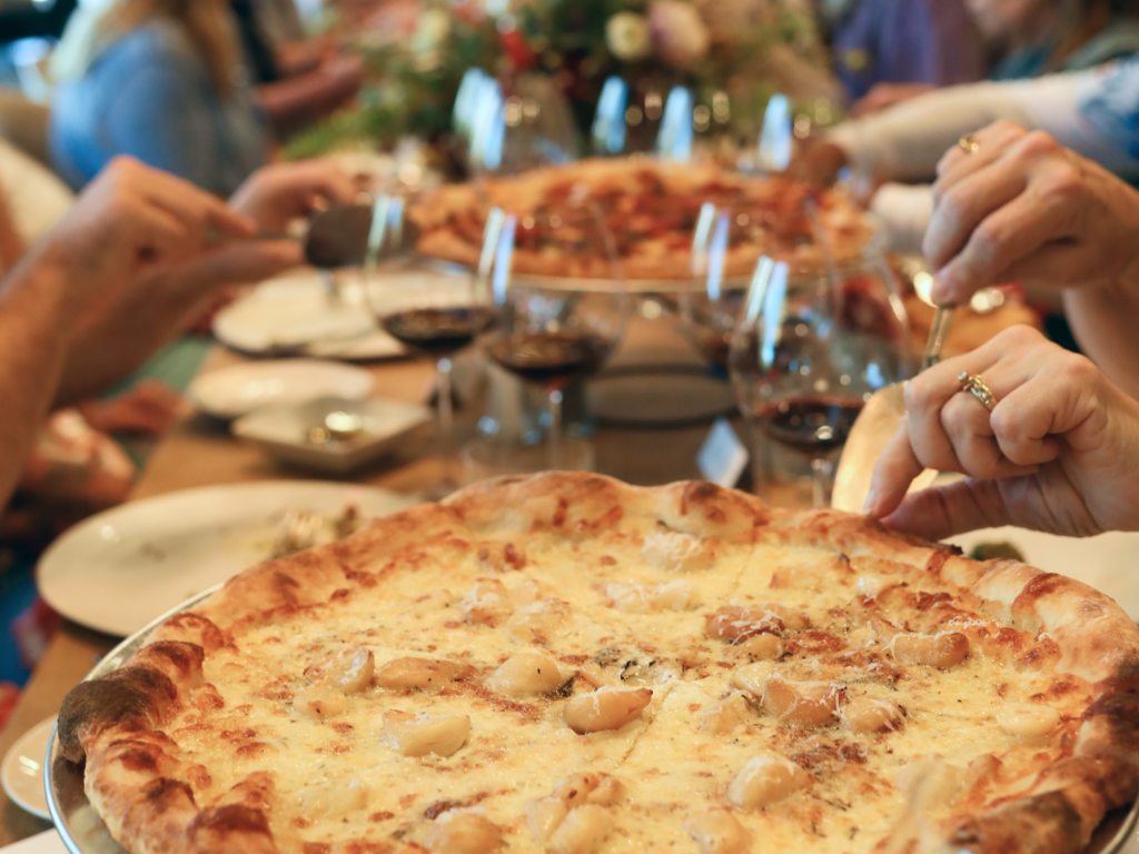 Pizza and Pinot at J