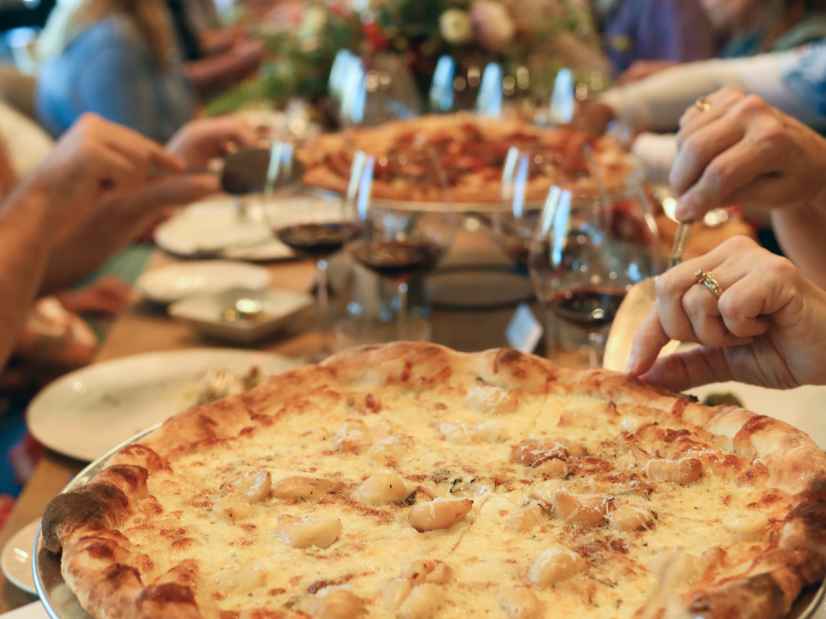 Pizza and Pinot at J