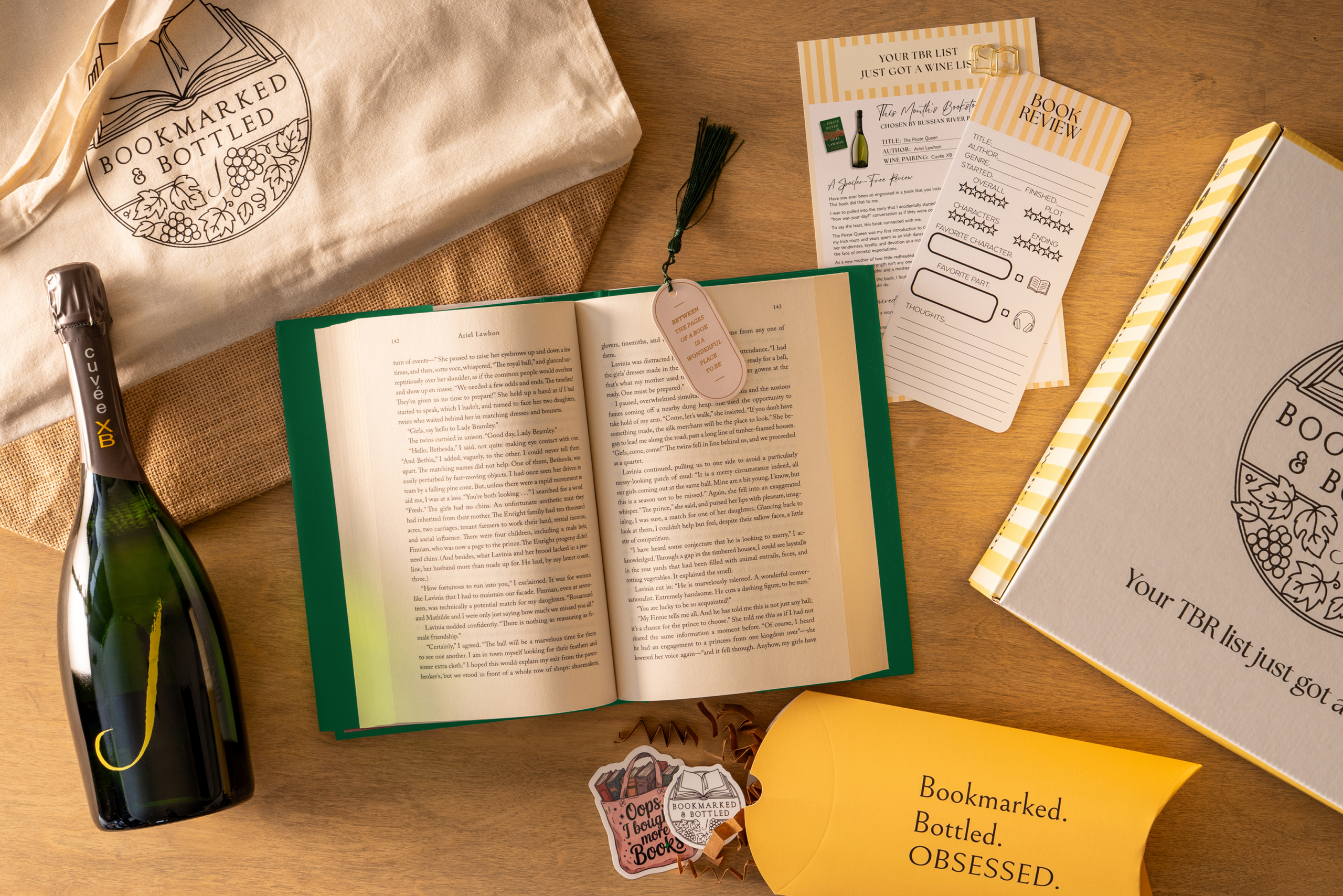 Bookmarked and Bottled September Bundle