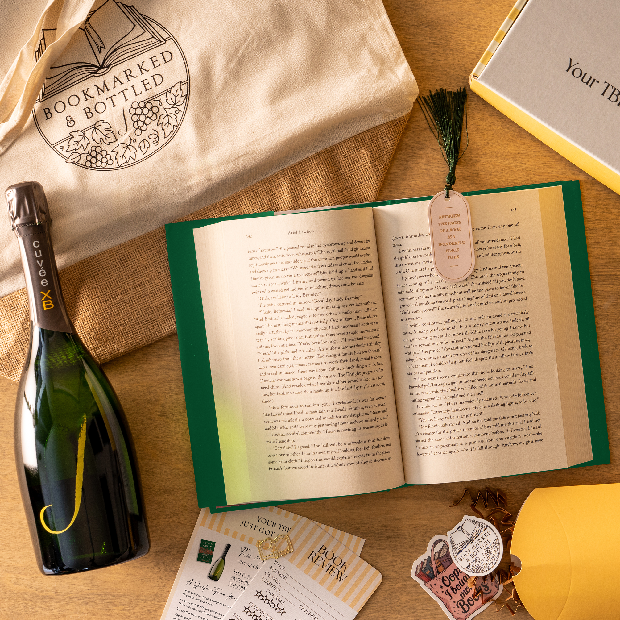 September Bookmarked and Bottled bundle